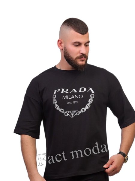 بلوزة over size Prada  - اسود